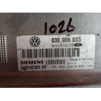 VW Volkswagen Polo 1.2 Motor Beyni 03E906033 / 03E 906 033 / Siemens 5WP4016304 / 5WP40163 04