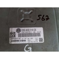 VW Volkswagen Passat 2.0 Motor Beyni TDI Dizel 03G906018CE / 03G 906 018 CE / Siemens 5WP45610AC / 5WP45610 AC